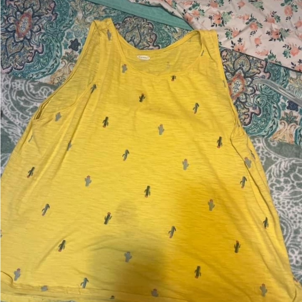 Old Navy Cactus Print Tank